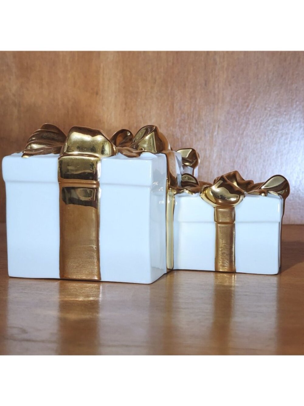 Mikasa Holiday Elegance Candle Holder Vintage Fine Porcelain Cream Triple Gift - Picture 9 of 9